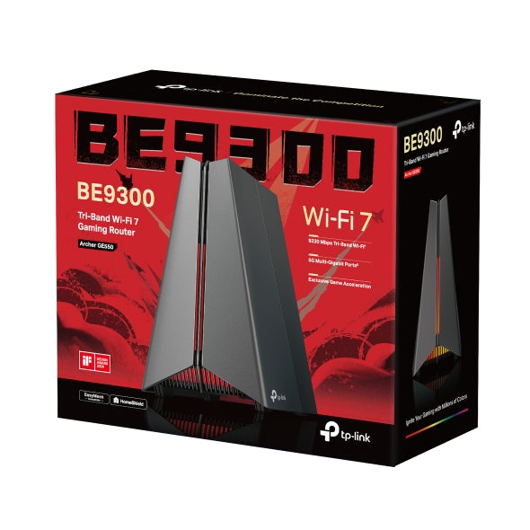 TP Link BE9300 Tri-Band Wi-Fi 7 Gaming Router | ARCHERGE550