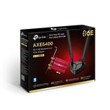 TP Link AXE5400 Wi-Fi 6E Bluetooth 5.3 PCIe Adapter | ARCHERTXE75E