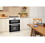 Beko 60cm Double Oven Electric Cooker | KDC653W