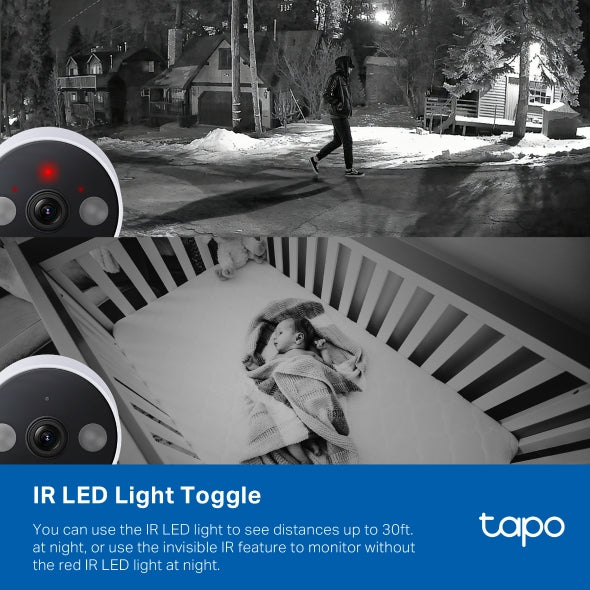 Tapo Indoor/Outdoor Home Security Wi-Fi Camera | TAPOC120
