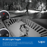 Tapo Indoor/Outdoor Home Security Wi-Fi Camera | TAPOC120