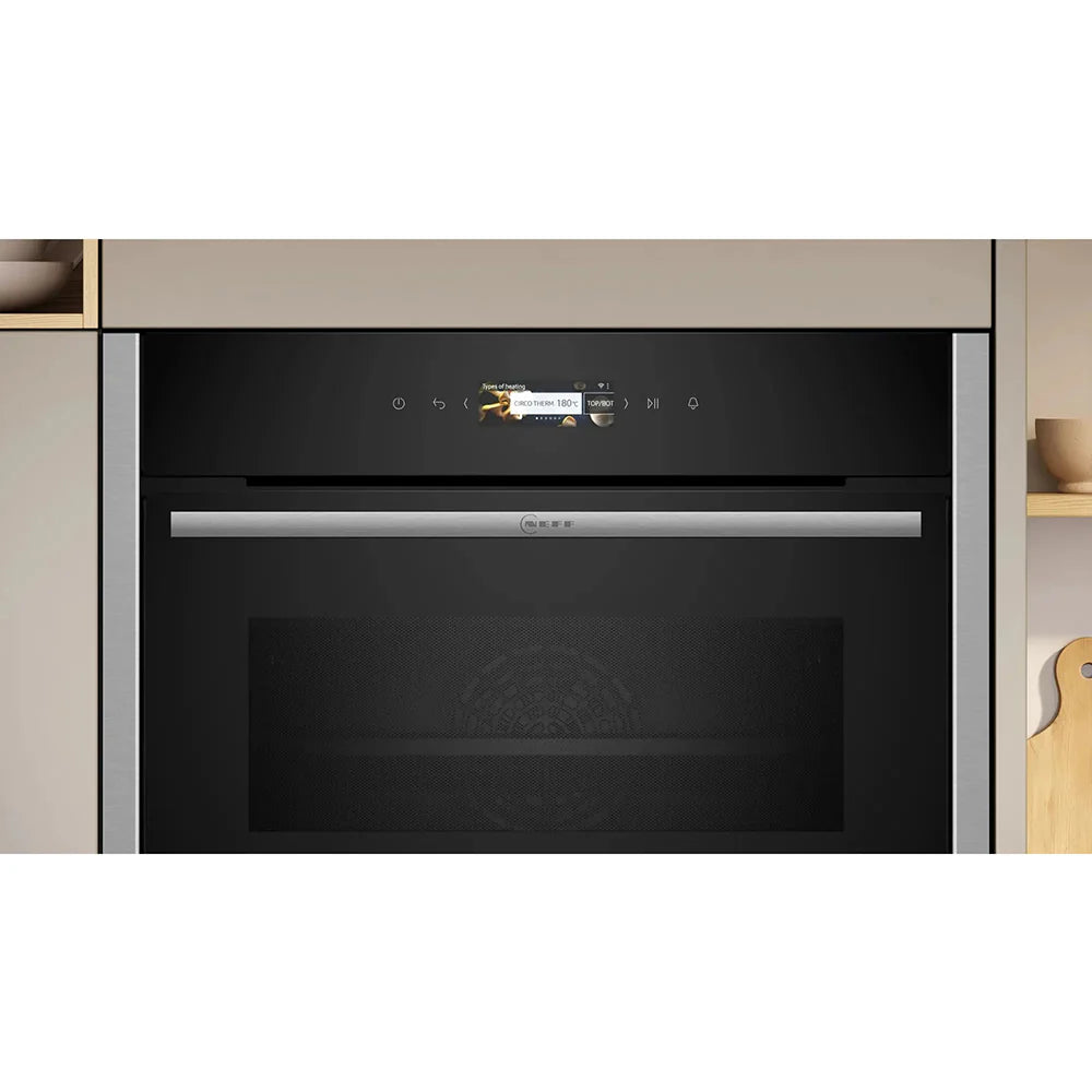 Neff N70 Compact Oven With Microwave - S/Steel | C24MR21N0B