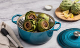 Le Creuset Signature 24cm Cast Iron Round Casserole - Deep Teal | 21177246422430
