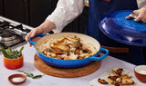 Le Creuset Signature 30cm Cast Iron Shallow Casserole - Azure | 21180302202430
