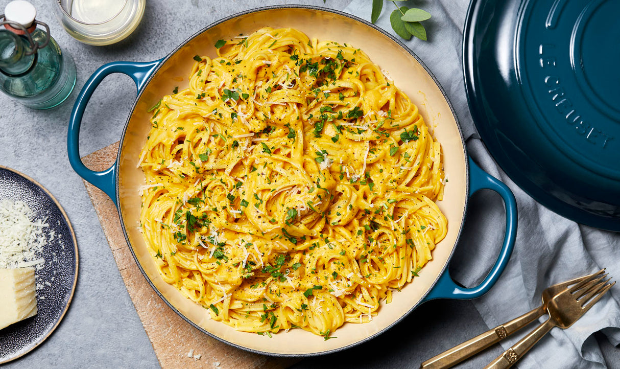 Le Creuset Signature 30cm Cast Iron Shallow Casserole - Deep Teal | 21180306422430