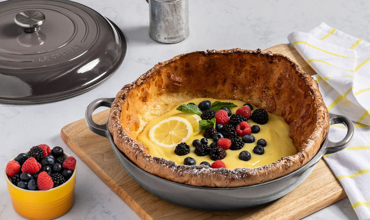Le Creuset Signature 30cm Cast Iron Shallow Casserole - Flint | 21180304442430