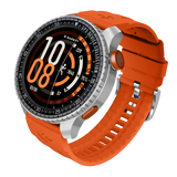 Garett Smartwatch Compass GPS - Orange & Silver | COMPASS GPS SILVER S