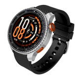 Garett Smartwatch Compass GPS - Orange & Silver | COMPASS GPS SILVER S