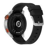 Garett Smartwatch Compass GPS - Orange & Silver | COMPASS GPS SILVER S