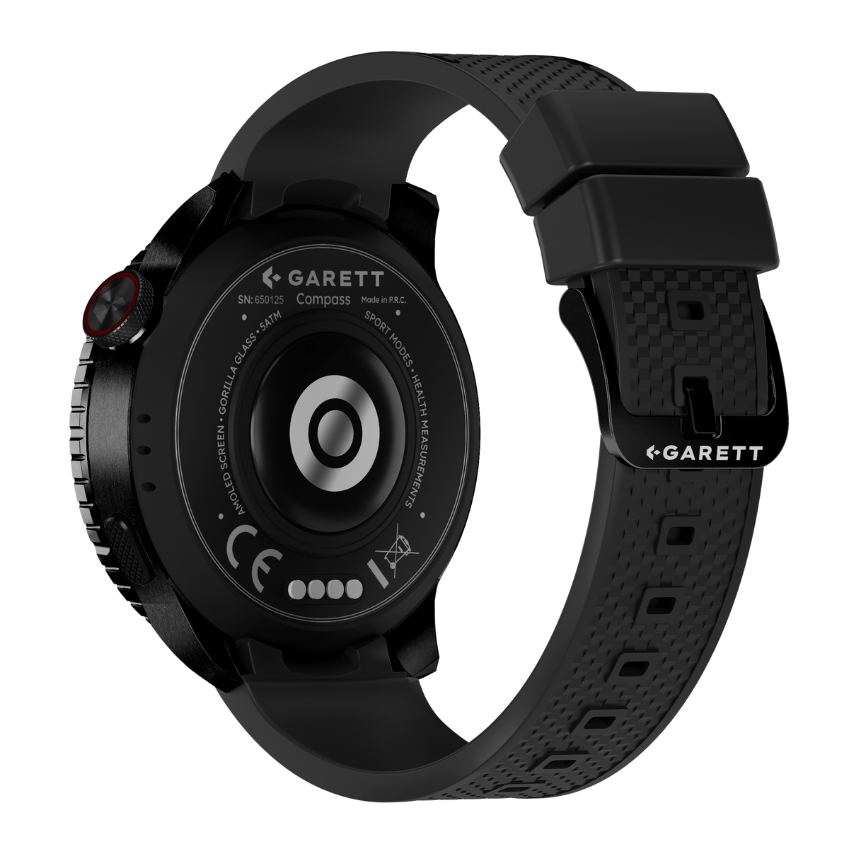 Garett Smartwatch Compass GPS - Green & Black | COMPASS GPS BLACK ST