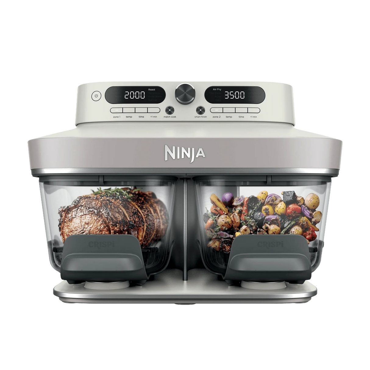 Ninja CRISPi DualZone 8-Function Glass Air fryer - Bone | DD102UKIV2