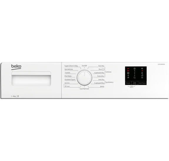 Beko 8kg Condenser Tumble Dryer with Sensor Programmes - White | DTKCE80021W