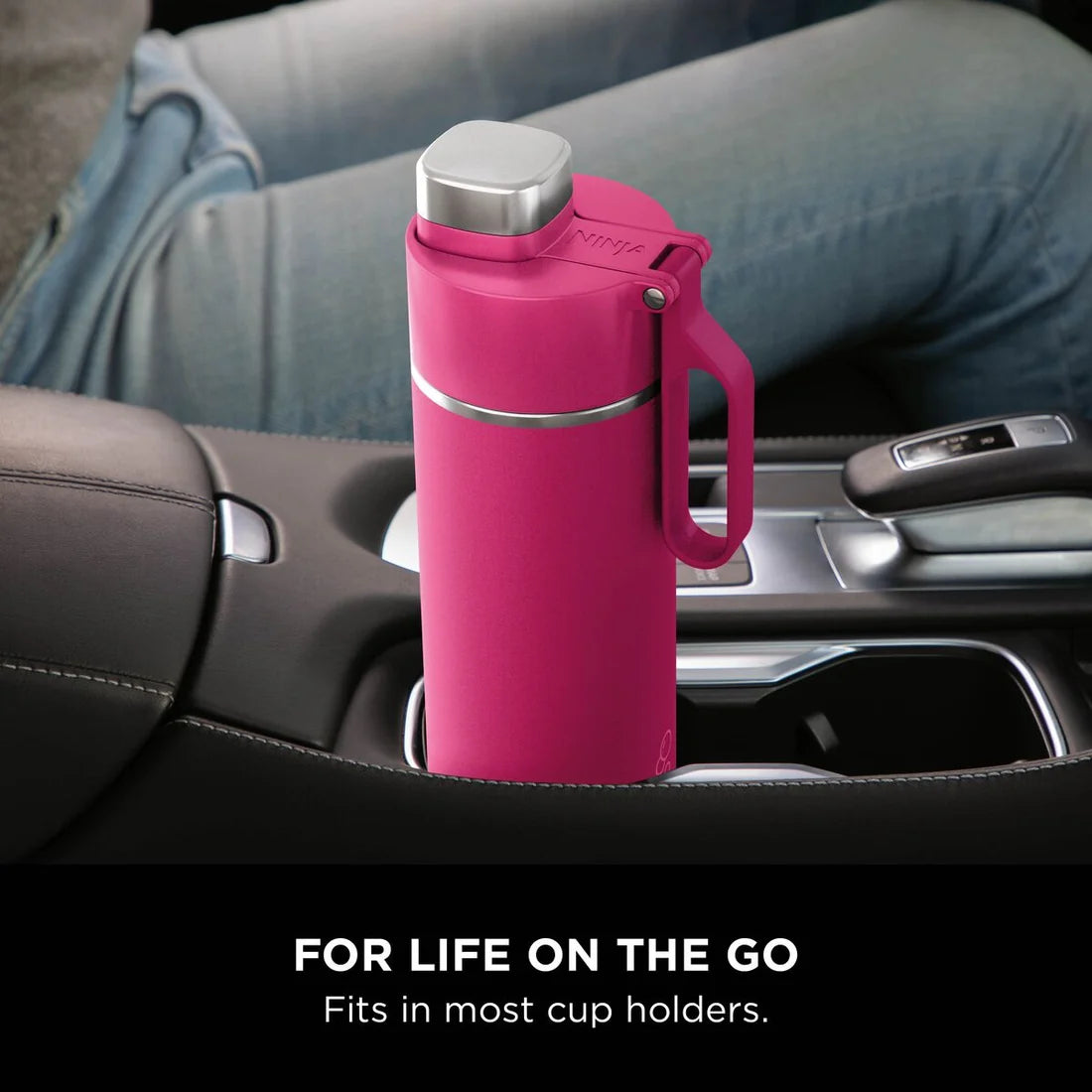 Ninja Thirsti 530 ml Travel Bottle – Hot Pink | DW1801EUUKBP