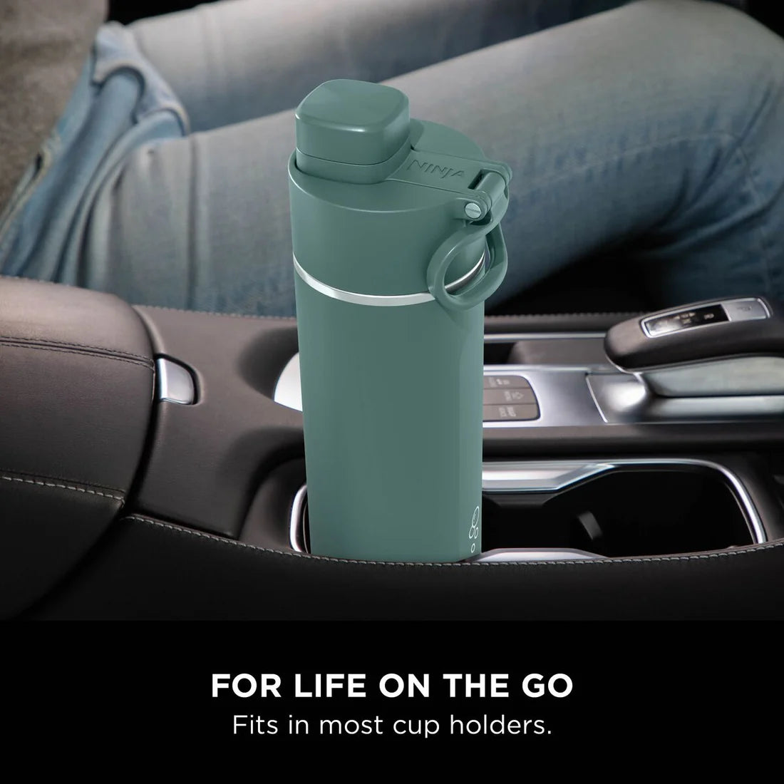 Ninja Thirsti 530 ml Travel Bottle – Evergreen | DW1801EUUKEM