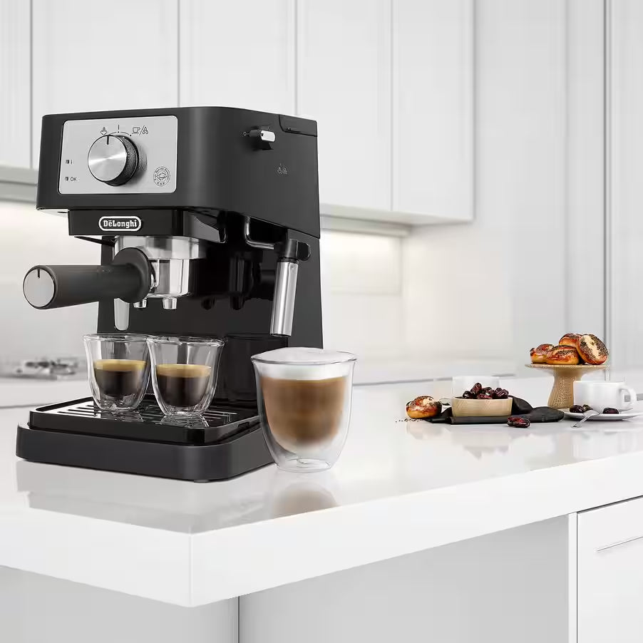 De'Longhi Stilosa Espresso Maker - Black | EC260.BK