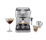Delonghi Linea Classics EM450.M Coffee Machine - Metal | EM450.M