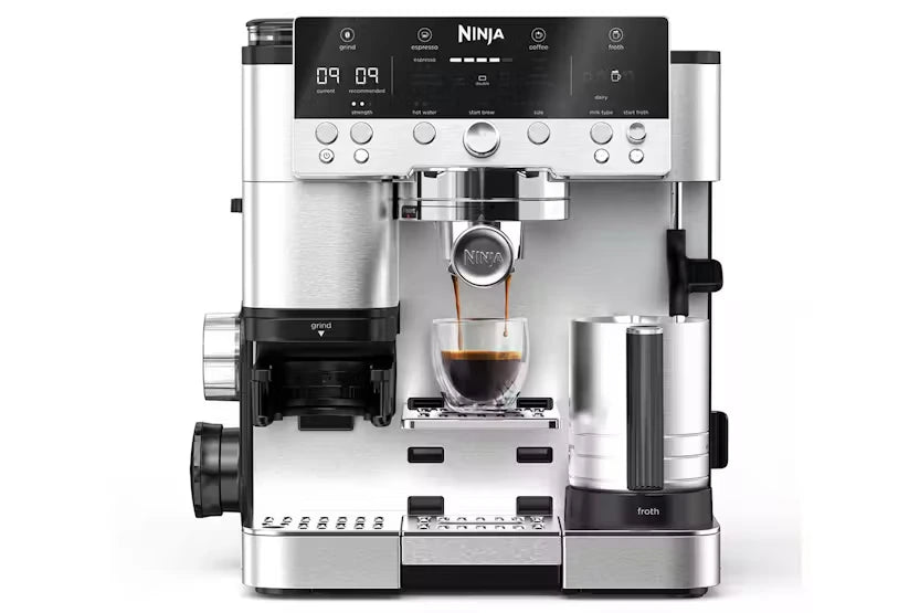 Ninja Luxe Cafe Premier Espresso Machine - Black & Stainless Steel | ES601UK