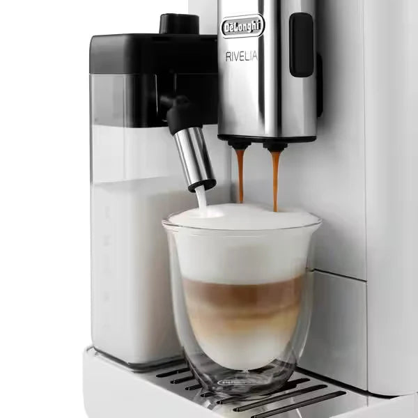DeLonghi Rivelia 1.4L Automatic Coffee Machine - White | EXAM440.55.W