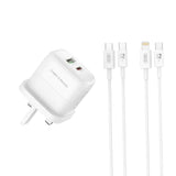 XO L137 (IRL-UK) USB-A & USB-C - White | EXSXO-L137IRL-UK