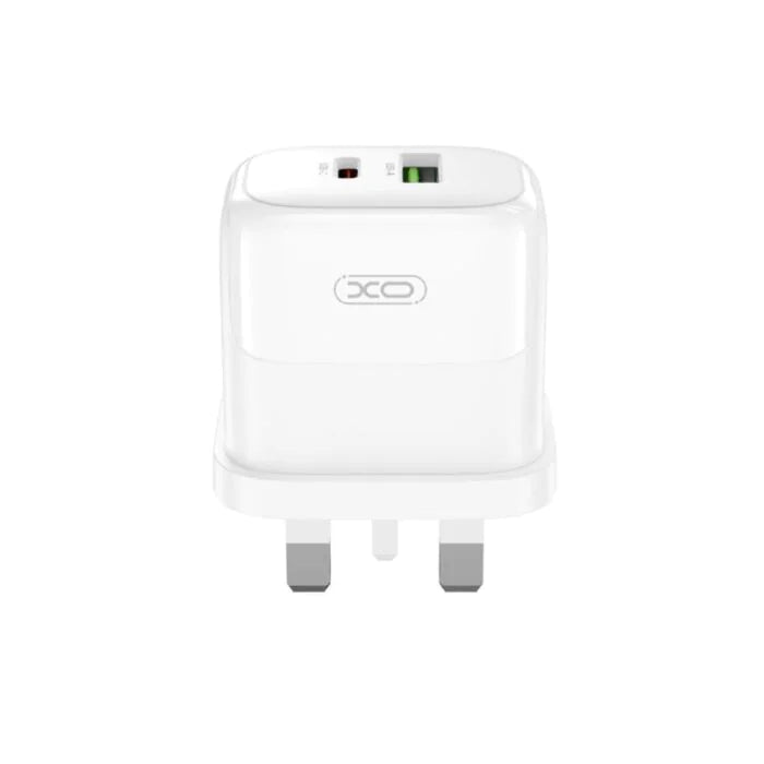 XO L137 (IRL-UK) USB-A & USB-C - White | EXSXO-L137IRL-UK