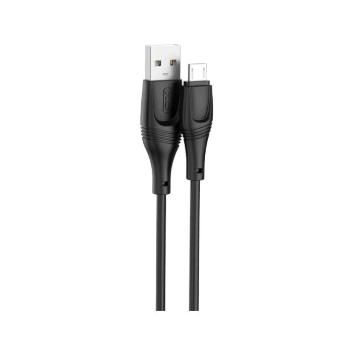 XO Micro 1M 2.4A Zeus Liq. Silic - Black | EXSXO-NB238C1MB