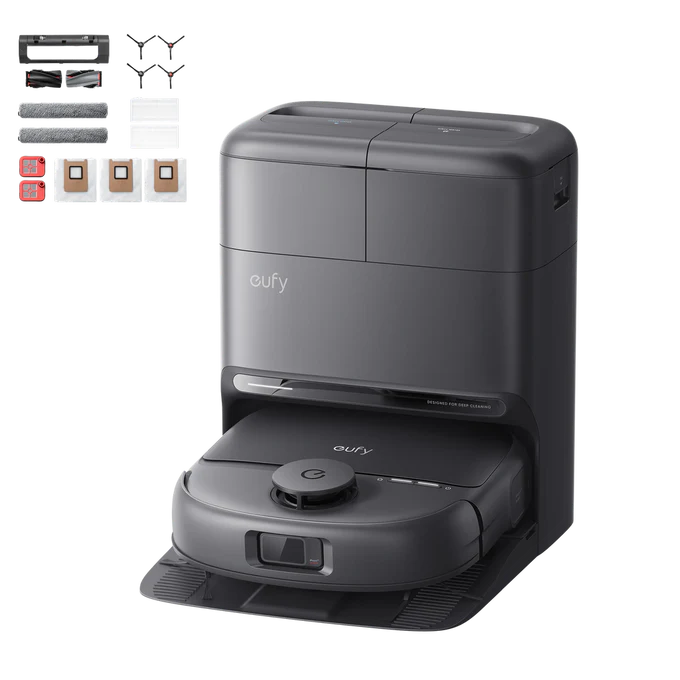 Eufy Omni C28A Robot Vacuum & 6 Month Accessory Kit - Black | T211AV10