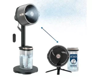 Shark FlexBreeze Pro Mist Indoor & Outdoor Fan & Outdoor Misting System | FA300UK