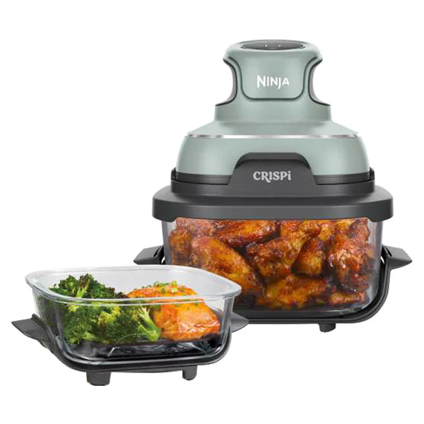 Ninja CRISPi 4-in-1 Portable Glass Air Fryer - Sage Green | FN101UKSG