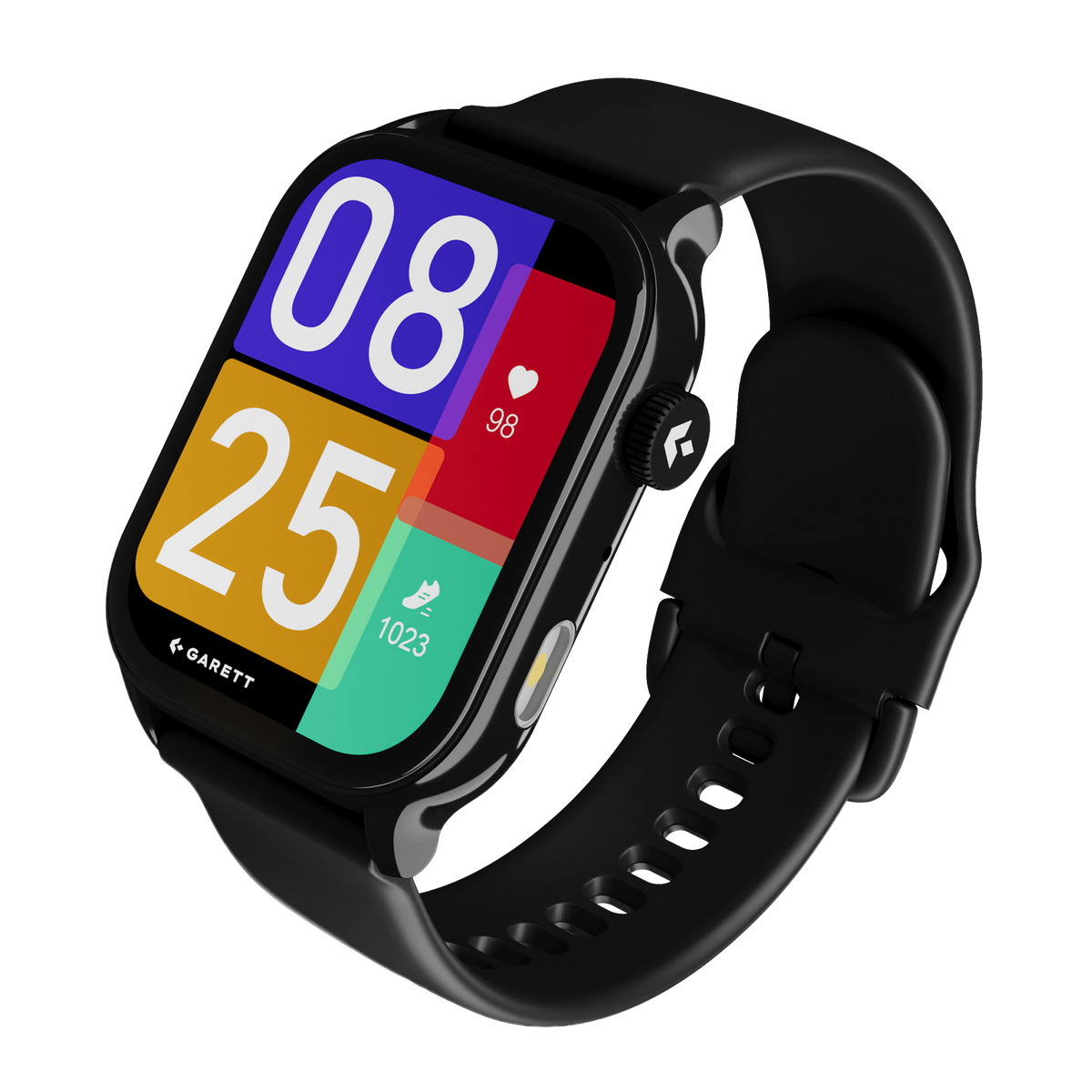 Garett Smartwatch GRC Activity 3 - Black & Green | GRC ACTIVITY 3 BLACK