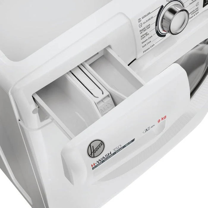 Hoover H-Wash 350 9KG Freestanding Washing Machine - White | H3WPS496TAM6-80