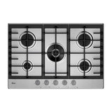 Hoover H-Hob 300 5 Ring Gas Hob - Stainless Steel | HGH75WC3X