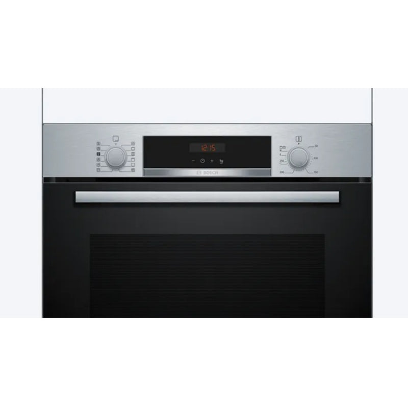 Bosch Series 4 Built-in oven with added steam function 60cm - Black | HQA574BS3B