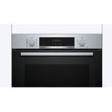 Bosch Series 4 Built-in oven with added steam function 60cm - Black | HQA574BS3B