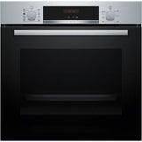 Bosch Series 4 Built-in oven with added steam function 60cm - Black | HQA574BS3B