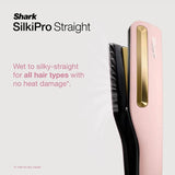 Shark SilkiPro Wet-To-Dry Ceramic Hair Straightener - Rose Petal | HT401UKPK