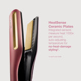 Shark SilkiPro Wet-To-Dry Ceramic Hair Straightener - Rose Petal | HT401UKPK