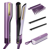 Shark SilkiPro Straight Hair Straightener & Dryer - Plum Satin | HT401UKPU