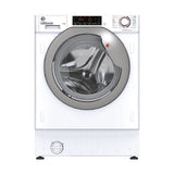 Hoover 9kg 1600 Spin Integrated Built In Washing Machine - White | HBWOS69TAMSE-80