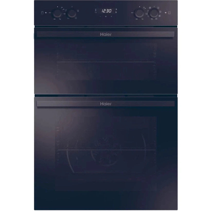 Haier Series 2 Built In Double Oven with Steam - Black | HWO9M2M5B