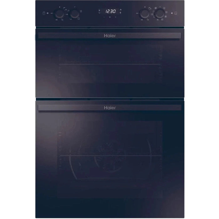 Haier Series 2 Built In Double Oven with Steam Black HWO9M2M5B