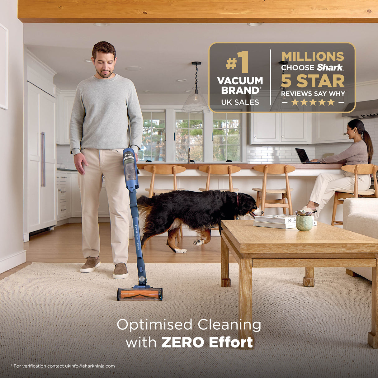 Shark PowerDetect Speed Clean and Empty Pet Pro Cordless Vacuum – Ultramarine | IA3241UKT