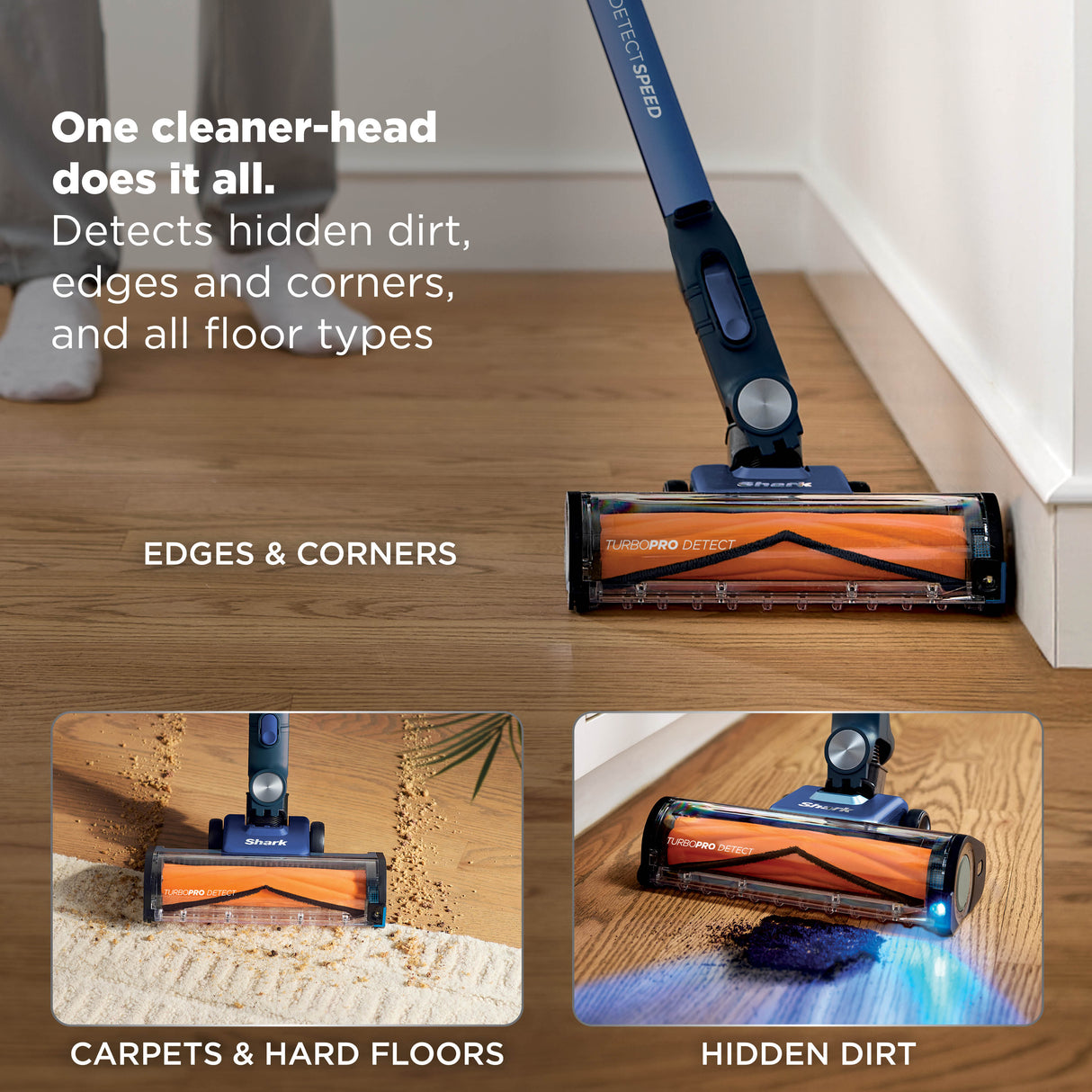 Shark PowerDetect Speed Clean and Empty Pet Pro Cordless Vacuum – Ultramarine | IA3241UKT