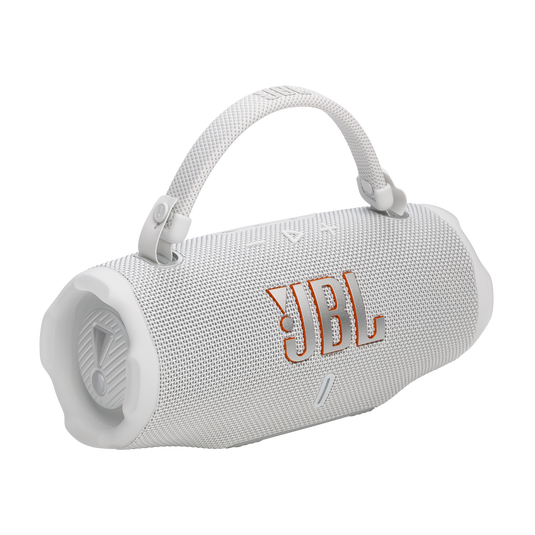 JBL Charge 6 Portable Bluetooth Speaker - White | JBLCHARGE6BWHT