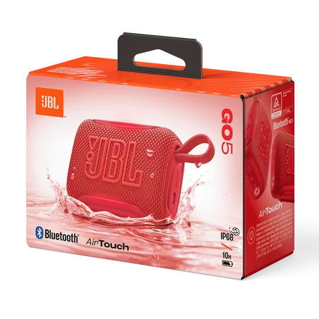 JBL Go 5 Portable Bluetooth Speaker - Red | JBLGO5RED