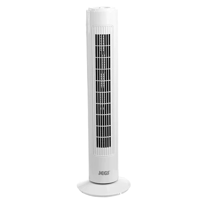 Jegs 29" Oscillating Tower Fan - White | JEGJM603