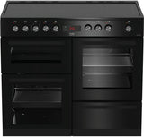 Beko 100cm Range Cooker Ceramic - Black | KDVC100K