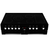 Beko 100cm Range Cooker Ceramic - Black | KDVC100K