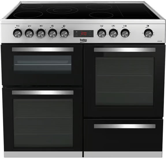 Beko 100cm Range Cooker Ceramic - Stainless Steel | KDVC100X