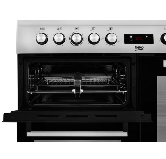 Beko 100cm Range Cooker Ceramic - Stainless Steel | KDVC100X