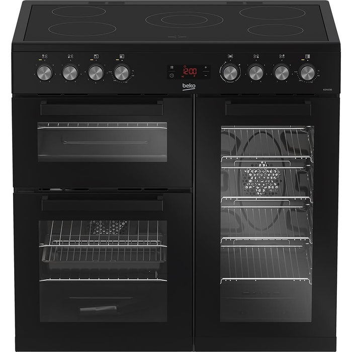 Beko 90cm Ceramic Range Cooker KDVC90 Callaghans Electrical IE